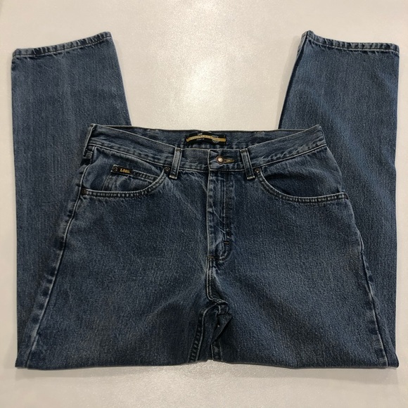 2 PAIR MEN’S LEE JEANS REG FIT STRAIGHT LEG 34x30 - Picture 7 of 7